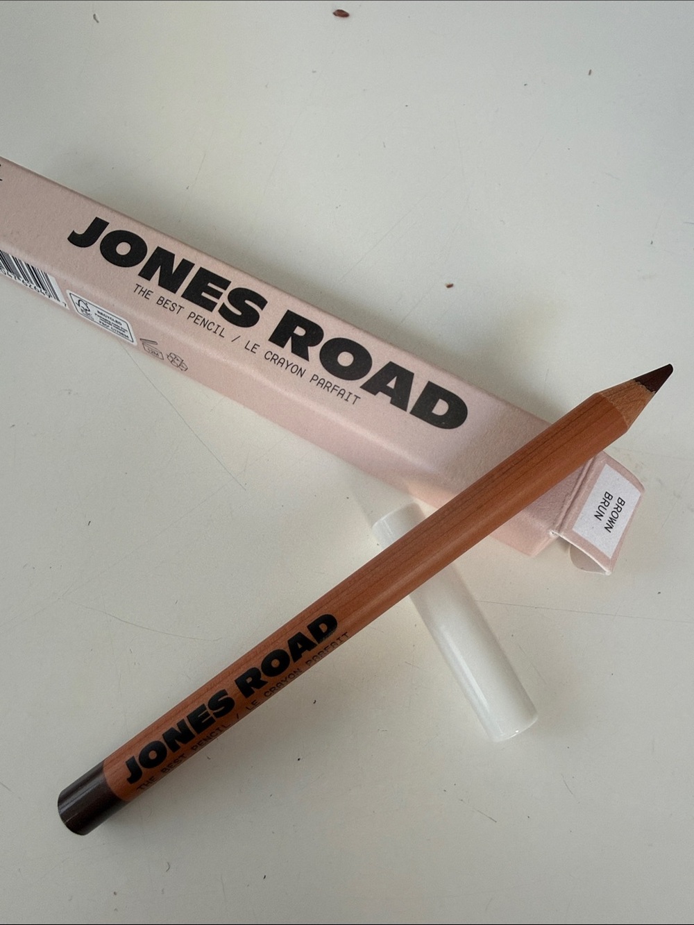 NWT Jones Road Brow Pencil in Brown with White Cap - Picture 2 of 4